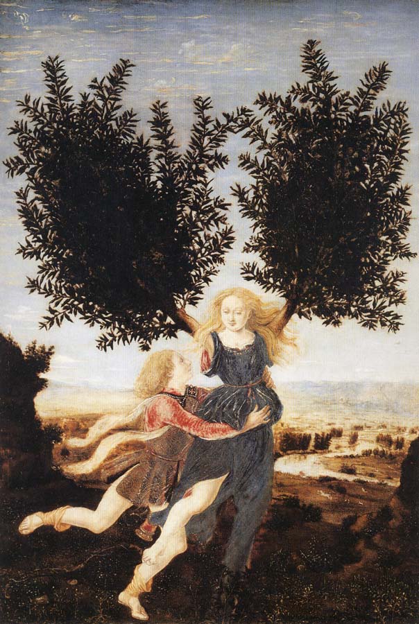 Antonio Pollaiuolo Apollo and Daphne